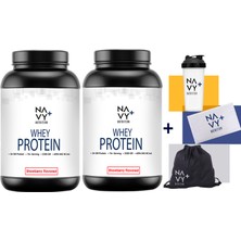 Navy Plus Nutrition Navy Plus 2 Adet 2300 gr Whey Protein Tozu Çilek Aromalı + Shaker + Havlu + Çanta