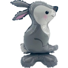 Ayaklı Tavşan Folyo Balon 52X42 cm