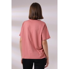 Endies Salaş Pamuklu Yarasa Kol T-Shirt 21571 Soğan