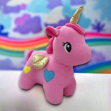 Mellito Toyzz Toyzz 50 cm Tek Boynuzlu At Unicorn Sevimli Pelus Oyuncak Uyku Arkadaşı