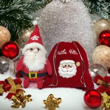 Mellito Toyzz Toyzz Sevgiliye En Güzel Hediyeler Çantali Noel Baba Peluş Oyuncak 45-50 cm