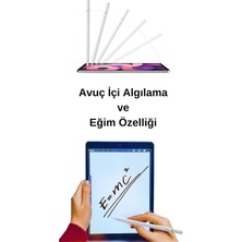 Fuchsia iPad Pencil Usb-C Avuç Içi Red Eğim Özellikli Bluetooth Bağlantılı Yeni Nesil Fuchsia Stylus Kalem