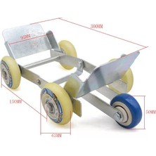 Ayt Sunup Motosiklet Dolly Tekerliği Ağır Iş Makina Taşıma Tekerlik Kolay Manevra