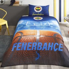 Taç Lisanslı Tek Kişilik Nevresim Takımı Fenerbahçe Basketbol