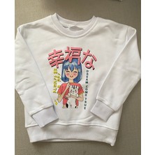 Seka Kız Çocuk Anime Sweatshirt Üst