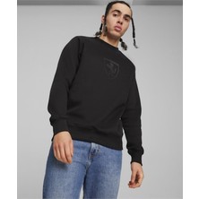 Puma 62380201 Ferrari Race Big Shield Crew Erkek Sweatshirt