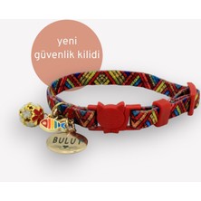 Caramelos Güvenlik Kilitli Kedi Tasması 1 cm