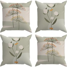 Evdek Botanical 4'lü Kırlent Kılıf DS48