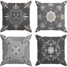 Evdek Ethnic 4'lü Kırlent Kılıf Ds5