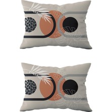 Evdek Çift Taraflı Dikdörtgen Kırlent Kılıf 2'li DS49