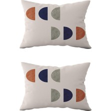 Evdek Çift Taraflı Dikdörtgen Kırlent Kılıf 2'li DS59