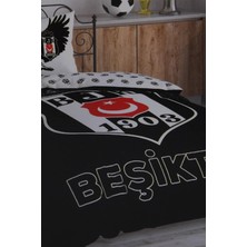 Taç Beşiktaş Tek Kişilik  Pamuk Lisanslı Nevresim Takımı