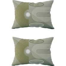 Evdek Çift Taraflı Dikdörtgen Kırlent Kılıf 2'li DS48