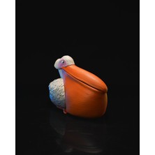 Turansoy Craft Pelikan Haraketli Masaüstü Dekoratif Saklama Kutusu