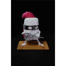 Turansoy Craft Japon Ninja Suşi Karakter Tunatello Tako Masaüstü Dekoratif Figür