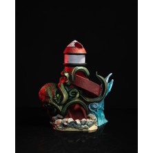 Turansoy Craft Sualtı Ahtapot Kolları Zar Kulesi Kraken Zar Atıcı Masaüstü Dekoratif Obje