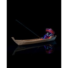 Turansoy Craft Cadılar Bayramı Tütsü Tutucu Kuru Kafa Tütsü Tutucu Halloween Tütsü Tutacağı Büyük Boy 23CM