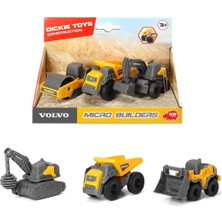 Majorette Dickie Volvo Micro Builders Inşaat Araçları