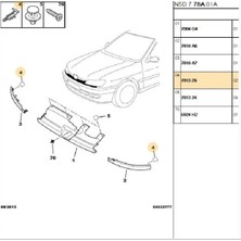 Psa Far Kaşı Klipsi 306 (781326)