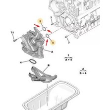 Psa Yağ Pompa Oringi Euro5 Dw6 (9805583380)