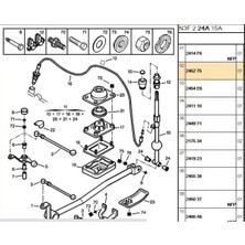 Brasse Vites Çubuğu Partner Berlingo 306 98-02 (BRS245275-245275)