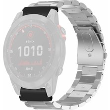 Daart Huami Amazfit Falcon / Garmin Fenix 7/6/5 22MM Pc Konnektörlü Paslanmaz Çelik Kayışı Izle (Yurt Dışından)