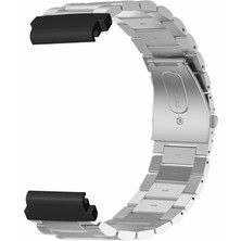 Daart Huami Amazfit Falcon / Garmin Fenix 7/6/5 22MM Pc Konnektörlü Paslanmaz Çelik Kayışı Izle (Yurt Dışından)