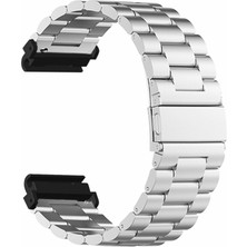 Daart Huami Amazfit Falcon / Garmin Fenix 7/6/5 22MM Pc Konnektörlü Paslanmaz Çelik Kayışı Izle (Yurt Dışından)