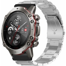 Daart Huami Amazfit Falcon / Garmin Fenix 7/6/5 22MM Pc Konnektörlü Paslanmaz Çelik Kayışı Izle (Yurt Dışından)