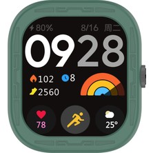 Daart Xiaomi Redmi Watch 4 Silikon Koruyucu Kapak Çekmeye Dayanıklı Saat Kılıfı (Yurt Dışından)