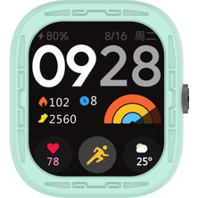 Daart Xiaomi Redmi Watch 4 Silikon Koruyucu Kapak Çekmeye Dayanıklı Saat Kılıfı (Yurt Dışından)