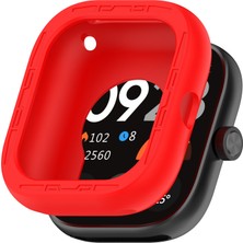 Daart Xiaomi Redmi Watch 4 Silikon Koruyucu Kapak Çekmeye Dayanıklı Saat Kılıfı (Yurt Dışından)