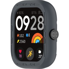 Daart Xiaomi Redmi Watch 4 Silikon Koruyucu Kapak Çekmeye Dayanıklı Saat Kılıfı (Yurt Dışından)