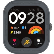 Daart Xiaomi Redmi Watch 4 Silikon Koruyucu Kapak Çekmeye Dayanıklı Saat Kılıfı (Yurt Dışından)