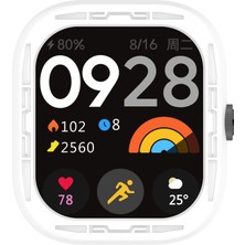 Daart Xiaomi Redmi Watch 4 Silikon Koruyucu Kapak Çekmeye Dayanıklı Saat Kılıfı (Yurt Dışından)