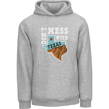 Adabebek Don't Mess Wıth Texas Tarz Rahat Kesim Oversize Sweatshirt