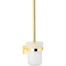 Tema Premium Tuvalet Fırçası Altın 71018-1