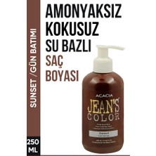 Jean's Color Amonyaksız Gün Batımı Renkli Saç Boyası 250ML. Kokusuz suz bazlı Sun Set hair dye  Balyaj