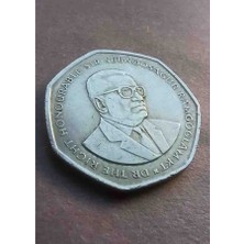 Deren Pecunia Mauritius 1997 Yılı 10 Rupi Çt(++) Çap: 28 mm