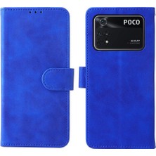 BDT Market Xiaomi Poco M4 Pro 4g Deri Folio Flip Case Kart Ekleme (Yurt Dışından)