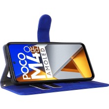 BDT Market Xiaomi Poco M4 Pro 4g Deri Folio Flip Case Kart Ekleme (Yurt Dışından)