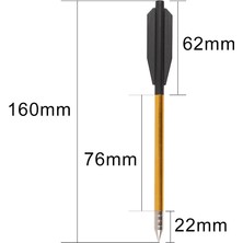 Chaoduo Shop Lacivert Tarzı Rossbow Ok Açık Çekim Avcılık Ok Alüminyum Ipuçları Cıvata "lbs Crossbow Için Uzunluk Ok (Yurt Dışından)