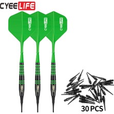 Chaoduo Shop Yeşil Stil Cyeelife 16G Yumuşak Dart Bakır Dart Namlu Elektronik Dart Bar Oyunları 30SOFT Dart Rengi (Yurt Dışından)