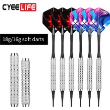Chaoduo Shop 18G Tarzı Cyeelife Darts Yumuşak Uçlu 16GG Naylon Dart Tutucu Taşıma Çantası Aile Çubuğu ile Mil Uçuşları Eğlence Oyunları (Yurt Dışından)