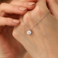 Nox Jewelry 925 Ayar Tektaş Kolye