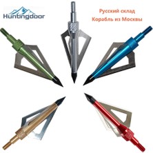 Chaoduo Shop Mavi Stil Owerful Avcılık Ok Uçları Keskin 3 Bıçak Paslanmaz Balıkçılık Ok Ipuçları Arbalet Yay Için Çelik Alüminyum Alaşım Broadheads (Yurt Dışından)