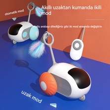 Icclek Akıllı Uzaktan Kumanda Elektrikli Pet Kedi Oyuncak Tüy Komik Kedi Oyuncak (Yurt Dışından)