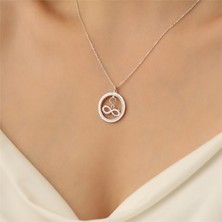 Nox Jewelry 925 Ayar Taşlı Sonsuzluk Kolye