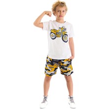 Mshb&G Motorcycle Erkek Çocuk T-Shirt Şort Takım