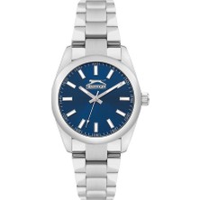 Slazenger SL.09.2276.3.08 Quartz Çelik Gri Lacivert Kadran 42 mm Erkek Kol Saati